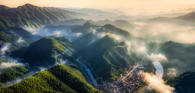 流口镇：生态为笔绘新景 民生为本筑和美