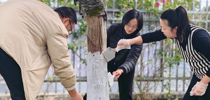 县数据资源局：党员护木倡新风